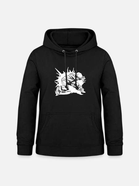 B-Boy - Frauen Hoodie - Schwarz