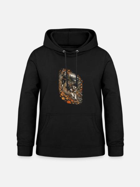 Canicross Hundesport Hundelauf - Frauen Hoodie - Schwarz