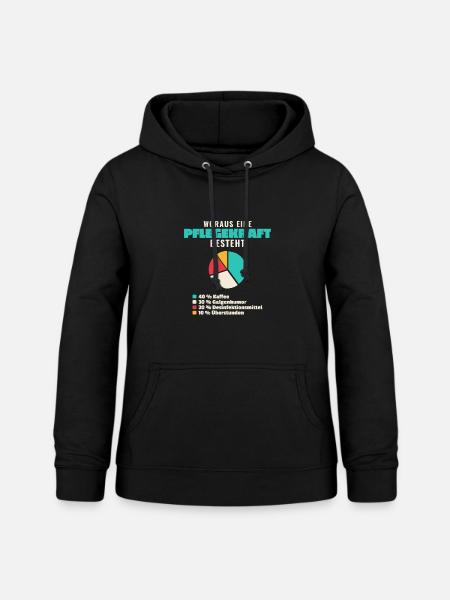 Pflegekraft Bestandteile - Frauen Hoodie - Schwarz