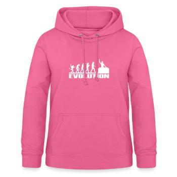 DJ Discjockey Evolution - Frauen Hoodie - Pink - Vorne - AI Model Female 172 light (172cm)