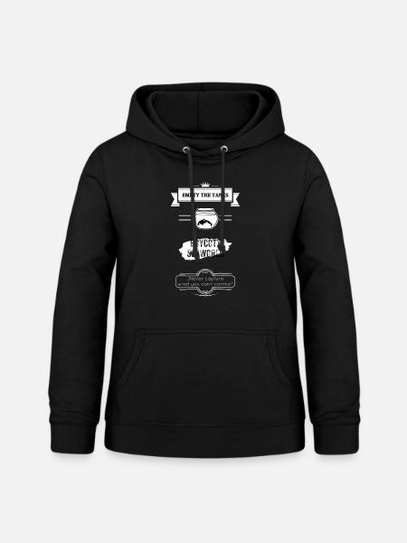 E285CD5F 6429 4775 A949 4E533DECA66D - Frauen Hoodie - Schwarz