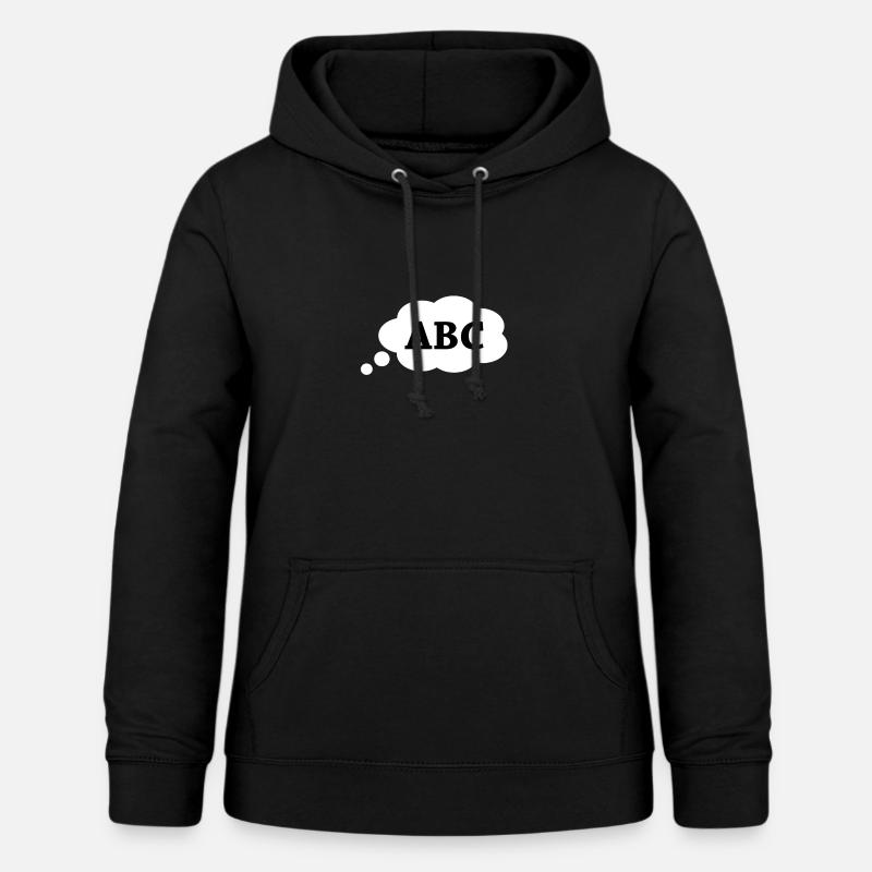 abc - Sweat à capuche Femme - noir