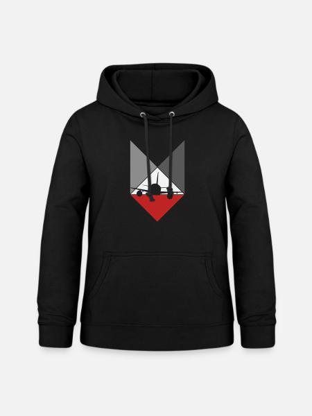Flugverkehr - Frauen Hoodie - Schwarz