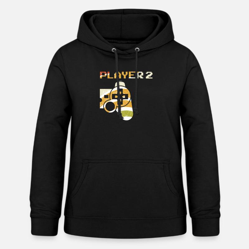 Player 2 - Partner Pair Gaming Console Partner Look - Women's Hoodie - black