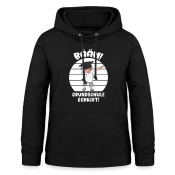 Abschluss 2026 Bääm Abschied Grundschule gerockt - Frauen Hoodie - Schwarz - Vorne - AI Model Female 172 light (172cm)