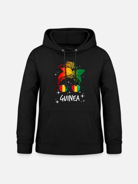 Guinea - Frauen Hoodie - Schwarz