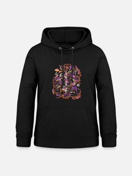 Karnevalsgeist - Frauen Hoodie - Schwarz