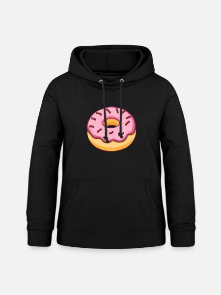 donut - Frauen Hoodie - Schwarz