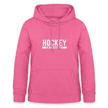 Passionné de hockey. - Sweat à capuche Femme - rose - Devant - AI Model Female 172 light (172cm)