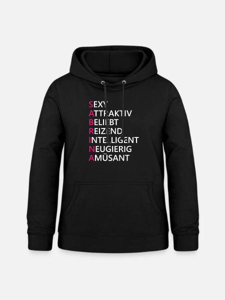 Sabrina Name Geschenk - Frauen Hoodie - Schwarz