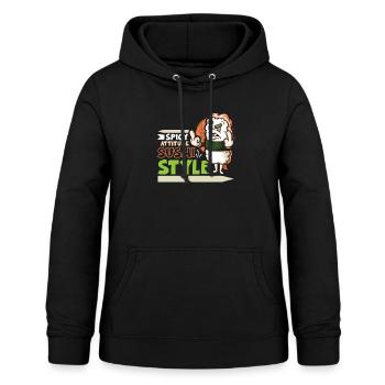Funny Unhappy Sushi Japanese food Miso-Unhappy - Frauen Hoodie - Schwarz - Vorne - AI Model Female 172 light (172cm)