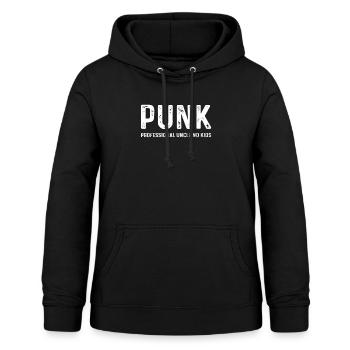 Punk Professioneller Onkel Keine Kinder Lustiger Onkel - Frauen Hoodie - Schwarz - Vorne - AI Model Female 172 light (172cm)