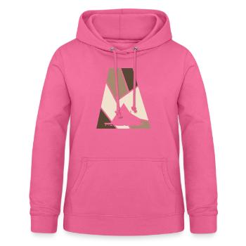 Maison moderne Glamping - Sweat à capuche Femme - rose - Devant - AI Model Female 172 light (172cm)