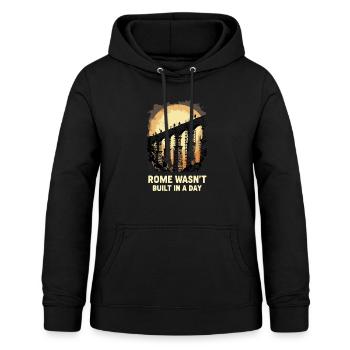Geschichtsinteressierte Antikes Rom Enthusiasten - Frauen Hoodie - Schwarz - Vorne - AI Model Female 172 light (172cm)