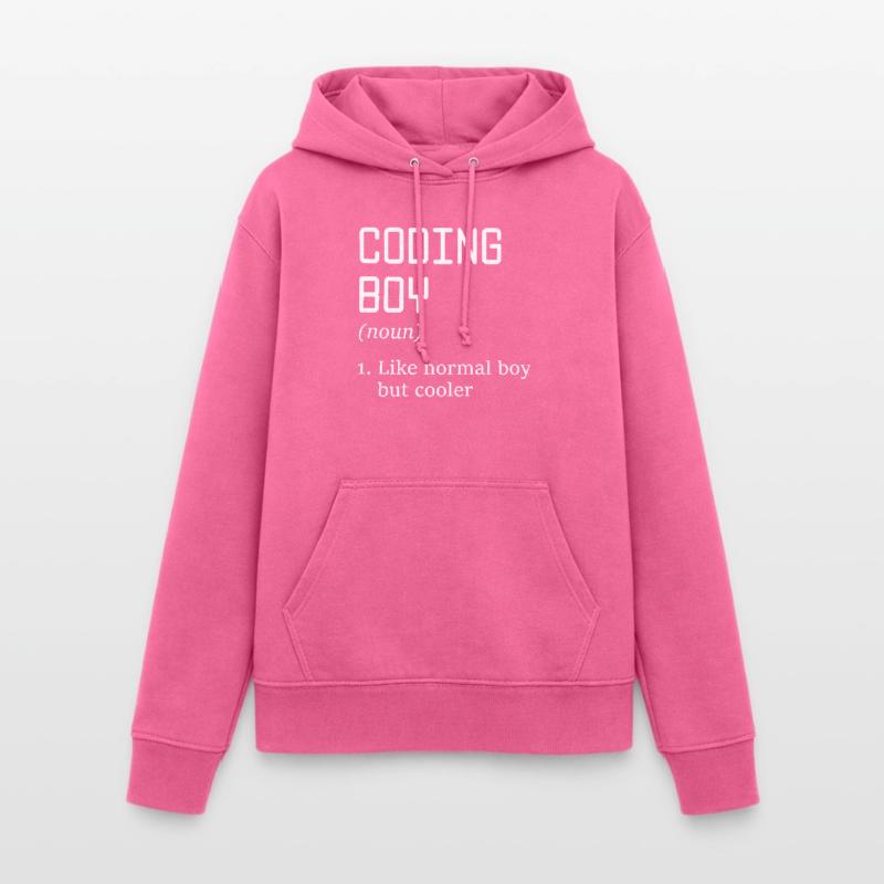 Coding Boy Definition Noun Software Developer Prog Frauen Hoodie