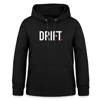Dérive. - Sweat à capuche Femme - noir - Devant - AI Model Female 172 light (172cm)