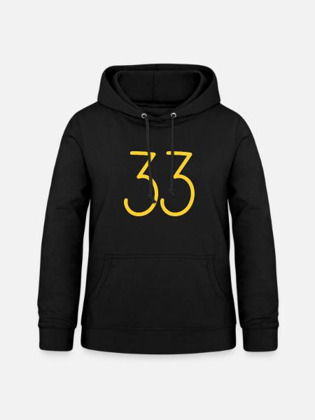 33 - Frauen Hoodie - Schwarz