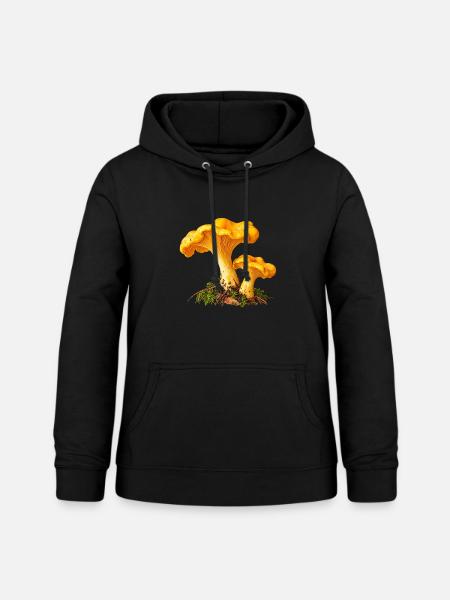 Pfifferling - Frauen Hoodie - Schwarz