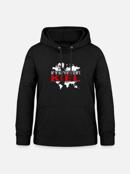 Kiel - Frauen Hoodie - Schwarz
