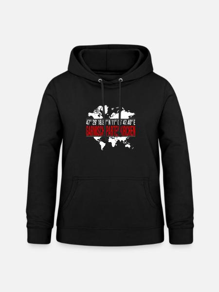 Garmisch-Partenkirchen - Frauen Hoodie - Schwarz