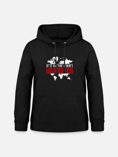 Hannover - Frauen Hoodie - Schwarz