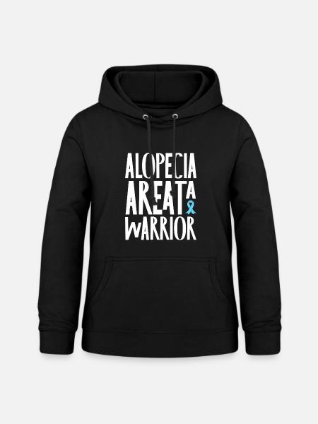 Alopecia Areata - Kämpfer mit Stolz - Frauen Hoodie - Schwarz