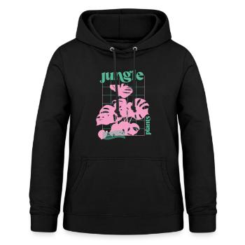 jungle - Frauen Hoodie - Schwarz - Vorne - AI Model Female 172 light (172cm)