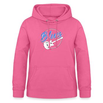 Halbakustische Gitarre Blues Shirt - Frauen Hoodie - Pink - Vorne - AI Model Female 172 light (172cm)