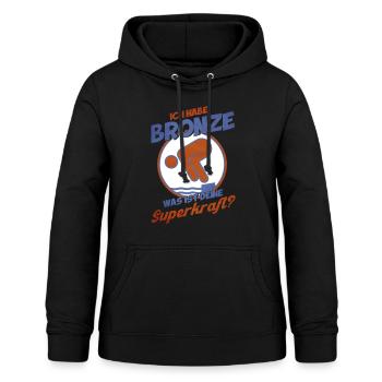 Schwimmer Schwimmprüfung Bronze Geschenk - Frauen Hoodie - Schwarz - Vorne - AI Model Female 172 light (172cm)