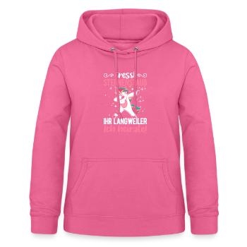 Fresst Meinen Sternenstaub Einhorn Liebhaber Einhö - Frauen Hoodie - Pink - Vorne - AI Model Female 172 light (172cm)