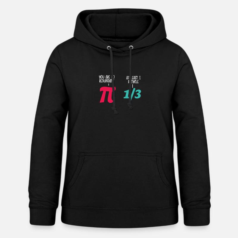 Math Fun Pi - Sweat à capuche Femme - noir