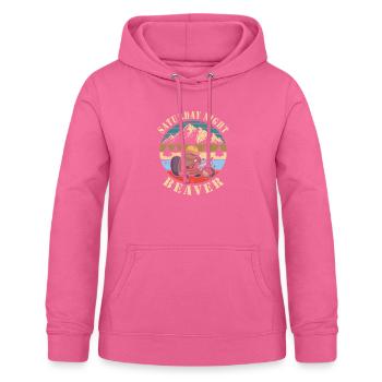 Biber - Frauen Hoodie - Pink - Vorne - AI Model Female 172 light (172cm)