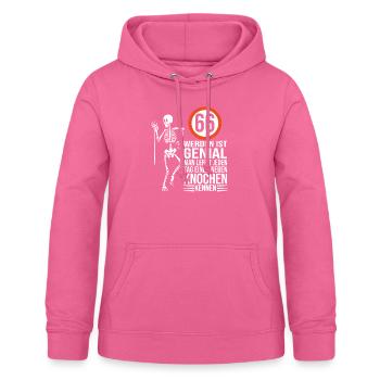 66.Geburtstag - Frauen Hoodie - Pink - Vorne - AI Model Female 172 light (172cm)