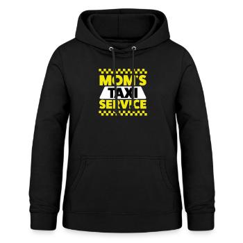 Mamas taxi service - Frauen Hoodie - Schwarz - Vorne - AI Model Female 172 light (172cm)