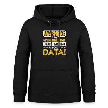 Daten Analytiker Datenschutz Beauftragter - Frauen Hoodie - Schwarz - Vorne - AI Model Female 172 light (172cm)