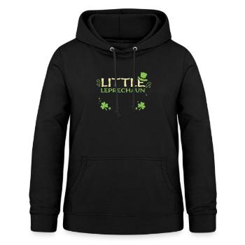 Petit lutin - Sweat à capuche Femme - noir - Devant - AI Model Female 172 light (172cm)