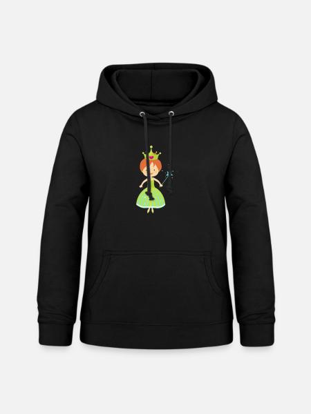 Princess Kids - Frauen Hoodie - Schwarz
