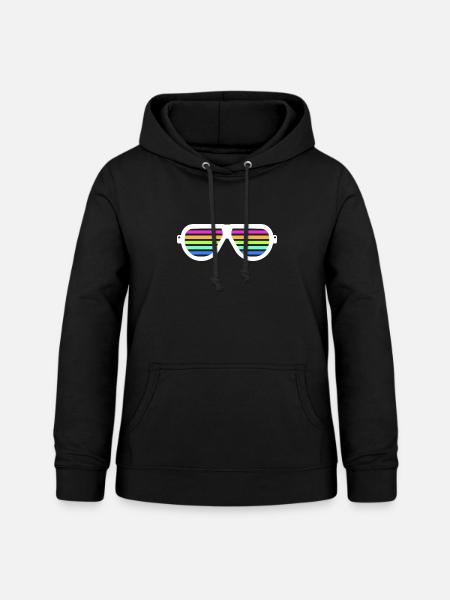 neon party - Frauen Hoodie - Schwarz
