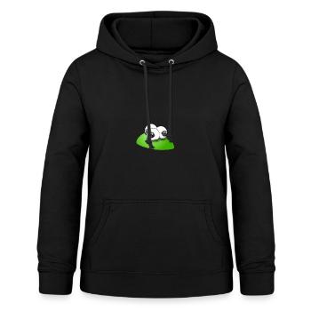 Schäfchen - Frauen Hoodie - Schwarz - Vorne - AI Model Female 172 light (172cm)