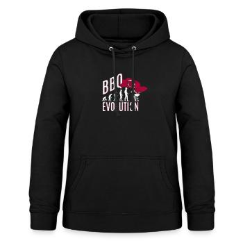 BBQ Evolution - Grillen - Frauen Hoodie - Schwarz - Vorne - AI Model Female 172 light (172cm)