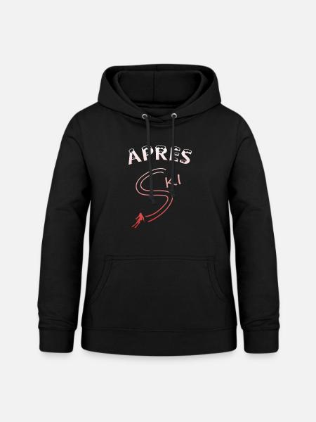 Apres Ski - Frauen Hoodie - Schwarz