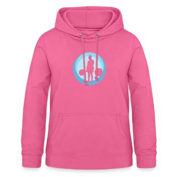 Weightlifting Deadlift Weight Training - Women's Hoodie - pink - Front - AI Model Female 172 light (172cm)