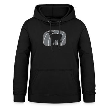 Vegan Fleisch Pflanzlich - Frauen Hoodie - Schwarz - Vorne - AI Model Female 172 light (172cm)