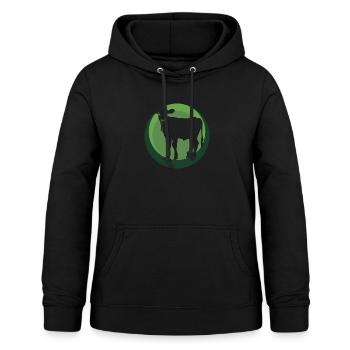 Vegan Animal Rights - Frauen Hoodie - Schwarz - Vorne - AI Model Female 172 light (172cm)