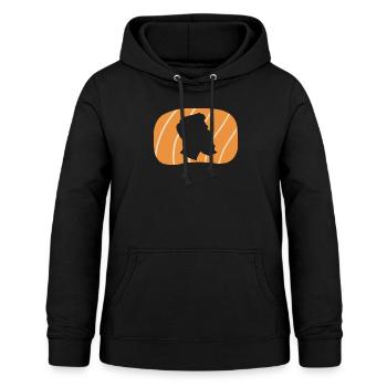 Bart Baertig Hipster - Sweat à capuche Femme - noir - Devant - AI Model Female 172 light (172cm)