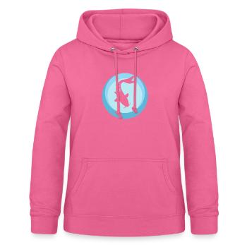 Koi Fish Fish Head Fisher - Sweat à capuche Femme - rose - Devant - AI Model Female 172 light (172cm)