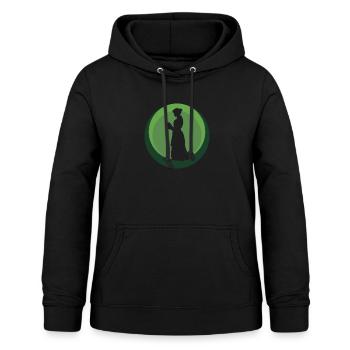 Leseratte Writing Autor - Frauen Hoodie - Schwarz - Vorne - AI Model Female 172 light (172cm)