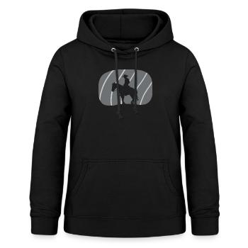 Cowboy Cowboystiefel Ranch - Frauen Hoodie - Schwarz - Vorne - AI Model Female 172 light (172cm)