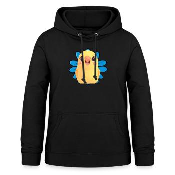 Budgie Bird - Women's Hoodie - black - Front - AI Model Female 172 light (172cm)