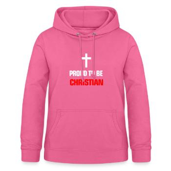 Christ - Frauen Hoodie - Pink - Vorne - AI Model Female 172 light (172cm)